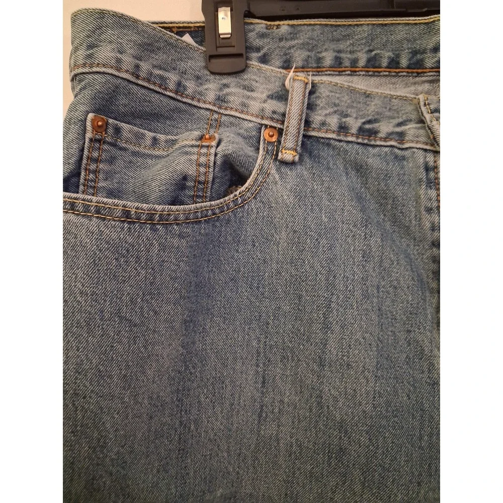 Levis 560 Comfort Fit Jeans Mens 40x34 Blue Denim Loose Tapered Leg Pants